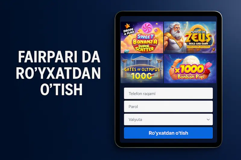 Fairpari da ro'yxatdan O'tish